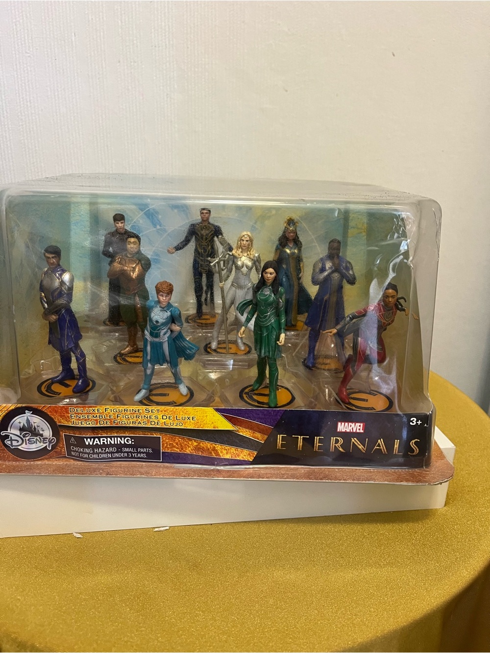 Marvel Eternals Figurine Set - Blue, Green, Purple, Gold, White